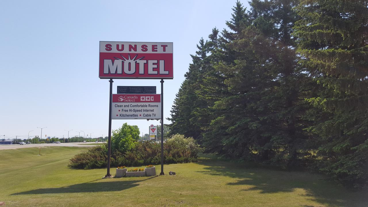 Sunset Motel Portage la Prairie Eksteriør billede